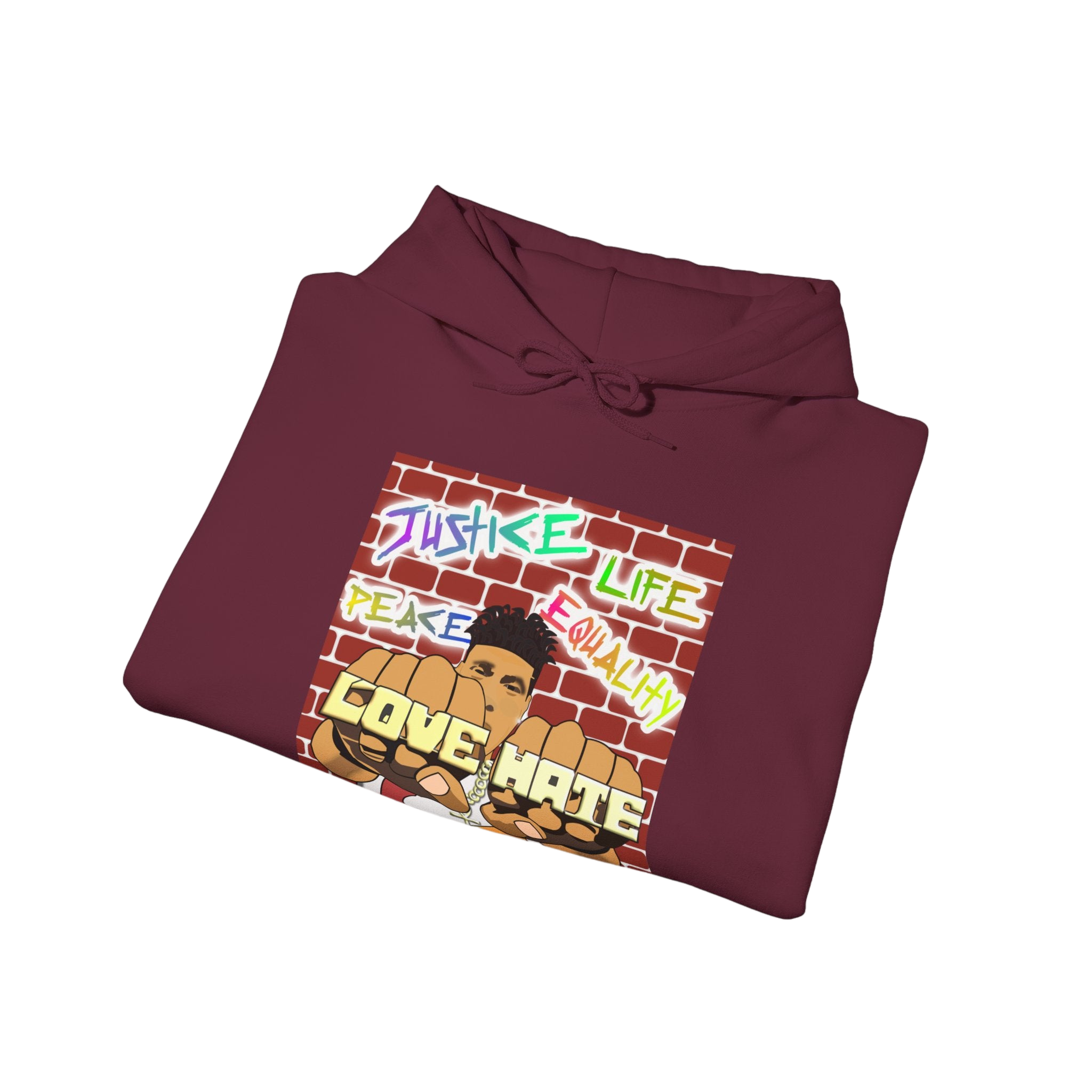 "Love the Hate" Hooded Sweatshirt
