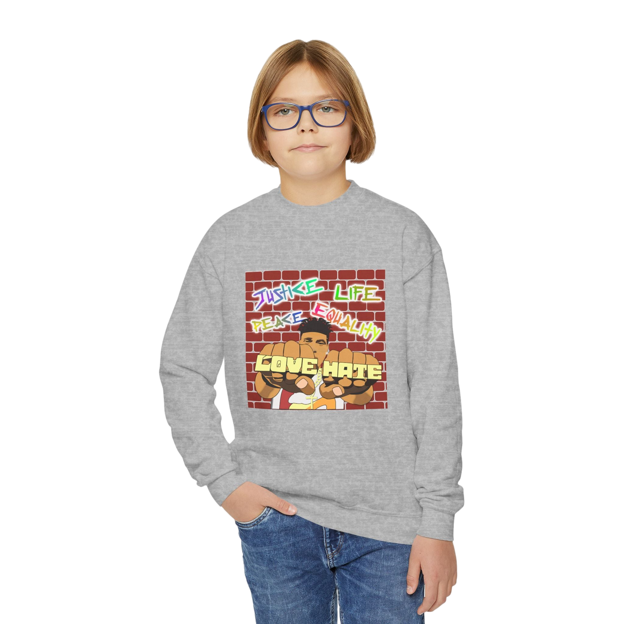 "Love The Hate" Youth Sweatshirt