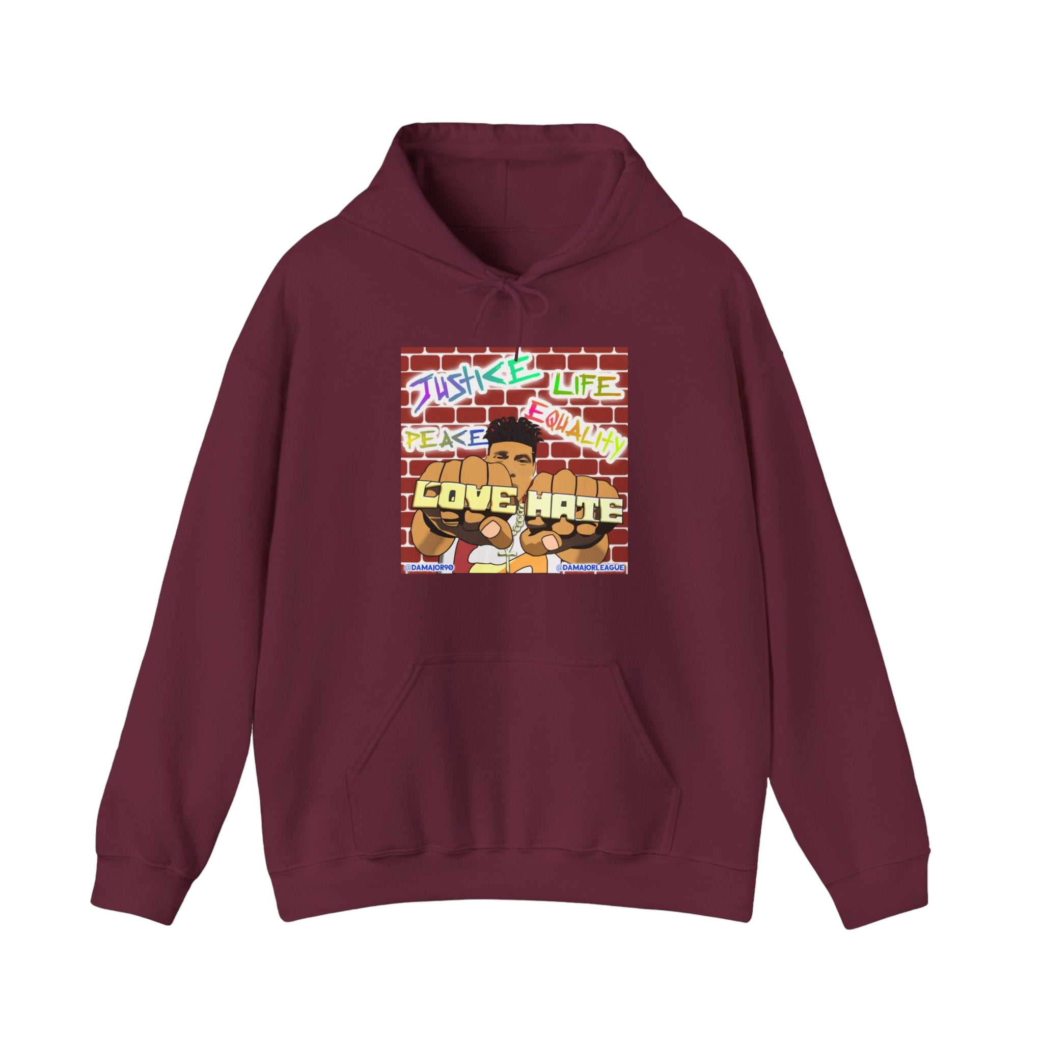 "Love the Hate" Hooded Sweatshirt