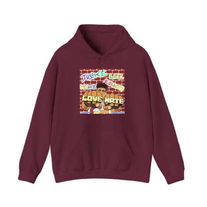 "Love the Hate" Hooded Sweatshirt