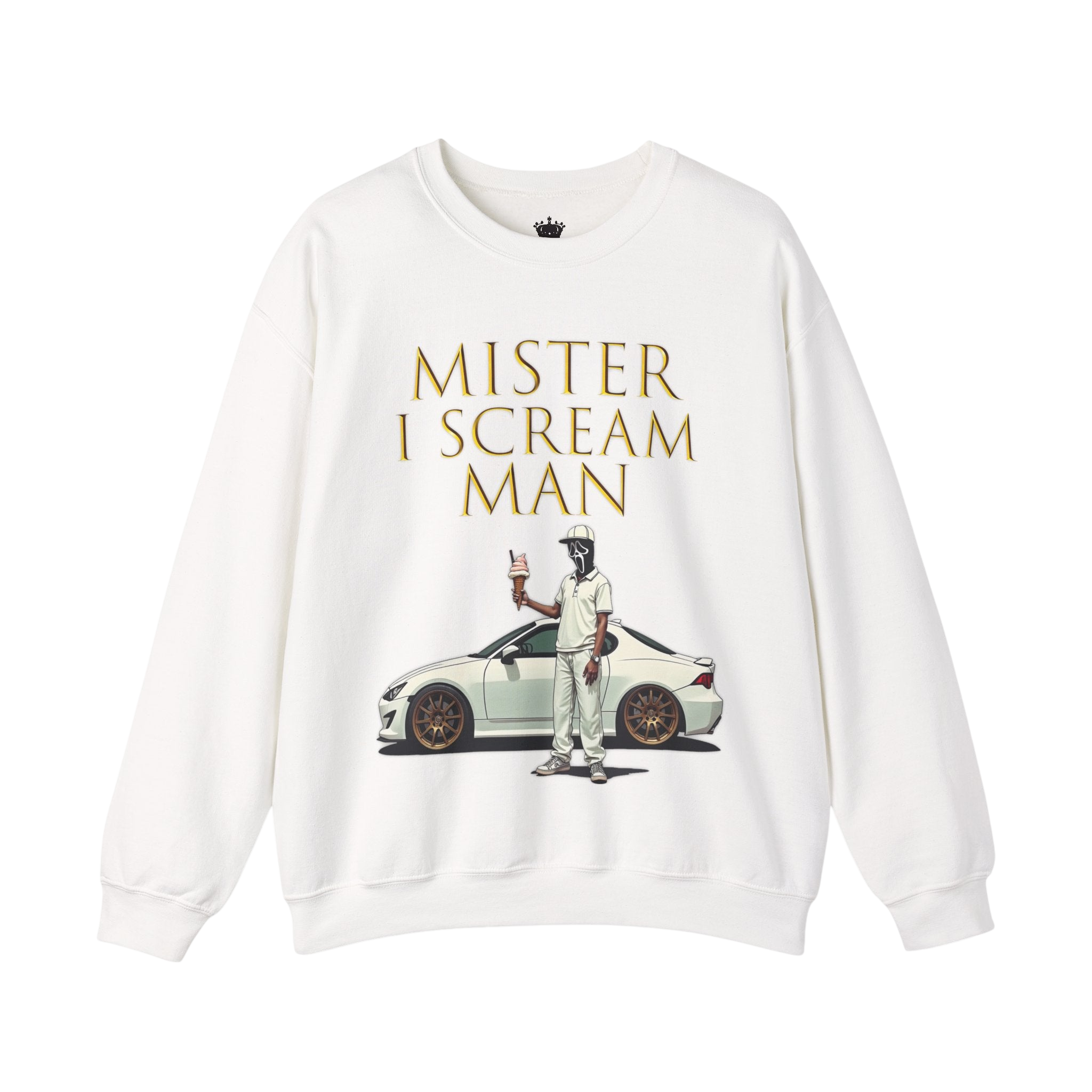 Mister I Scream Man Crewneck Sweatshirt-Unisex Apparel