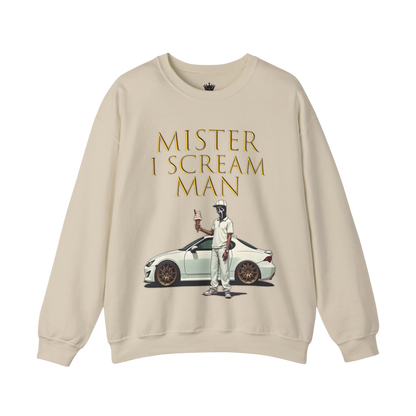 Mister I Scream Man Crewneck Sweatshirt-Unisex Apparel