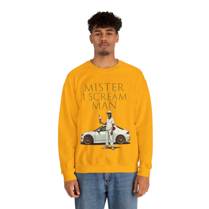 Mister I Scream Man Crewneck Sweatshirt-Unisex Apparel