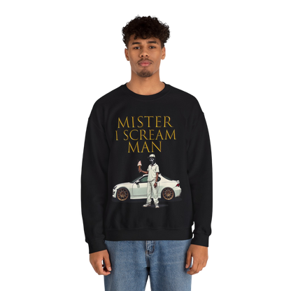 Mister I Scream Man Crewneck Sweatshirt-Unisex Apparel