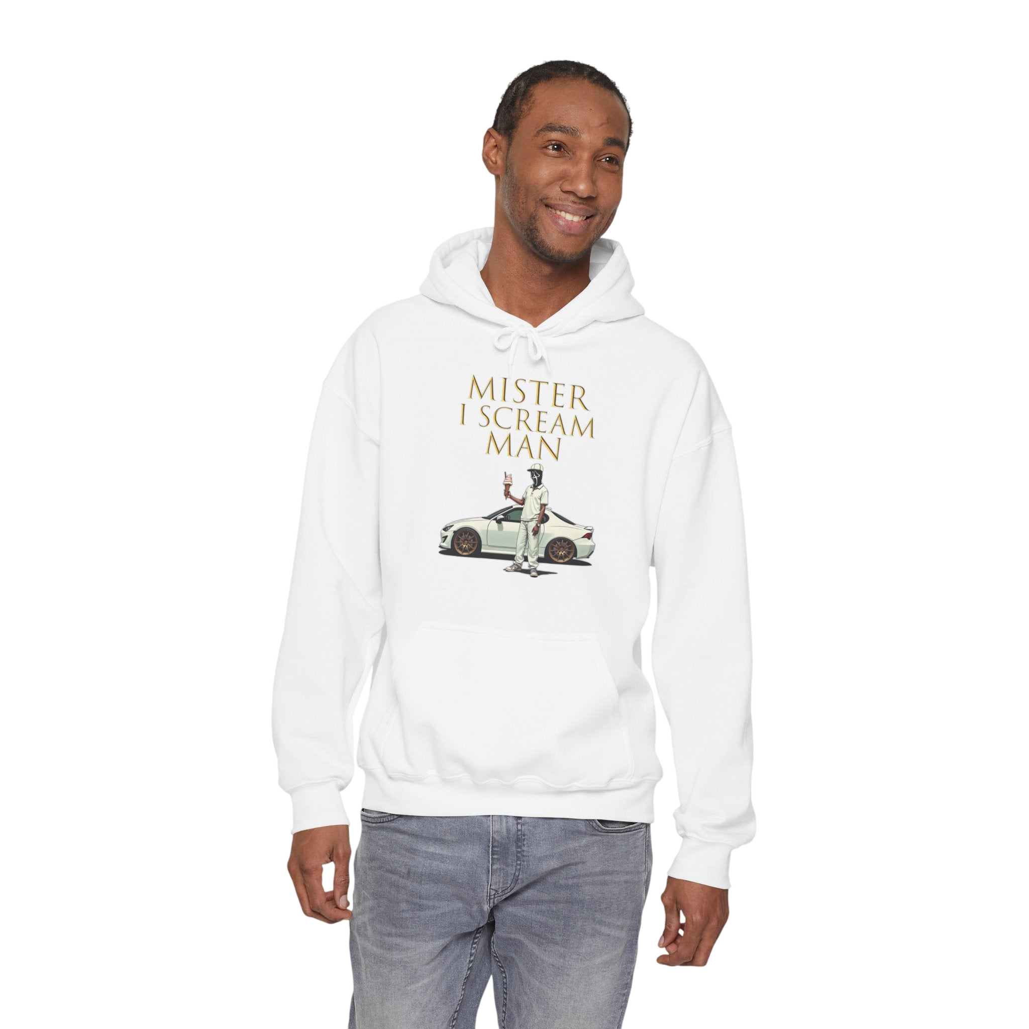 Mister I Scream Heavy Blend Hoodie-Unisex Apparel