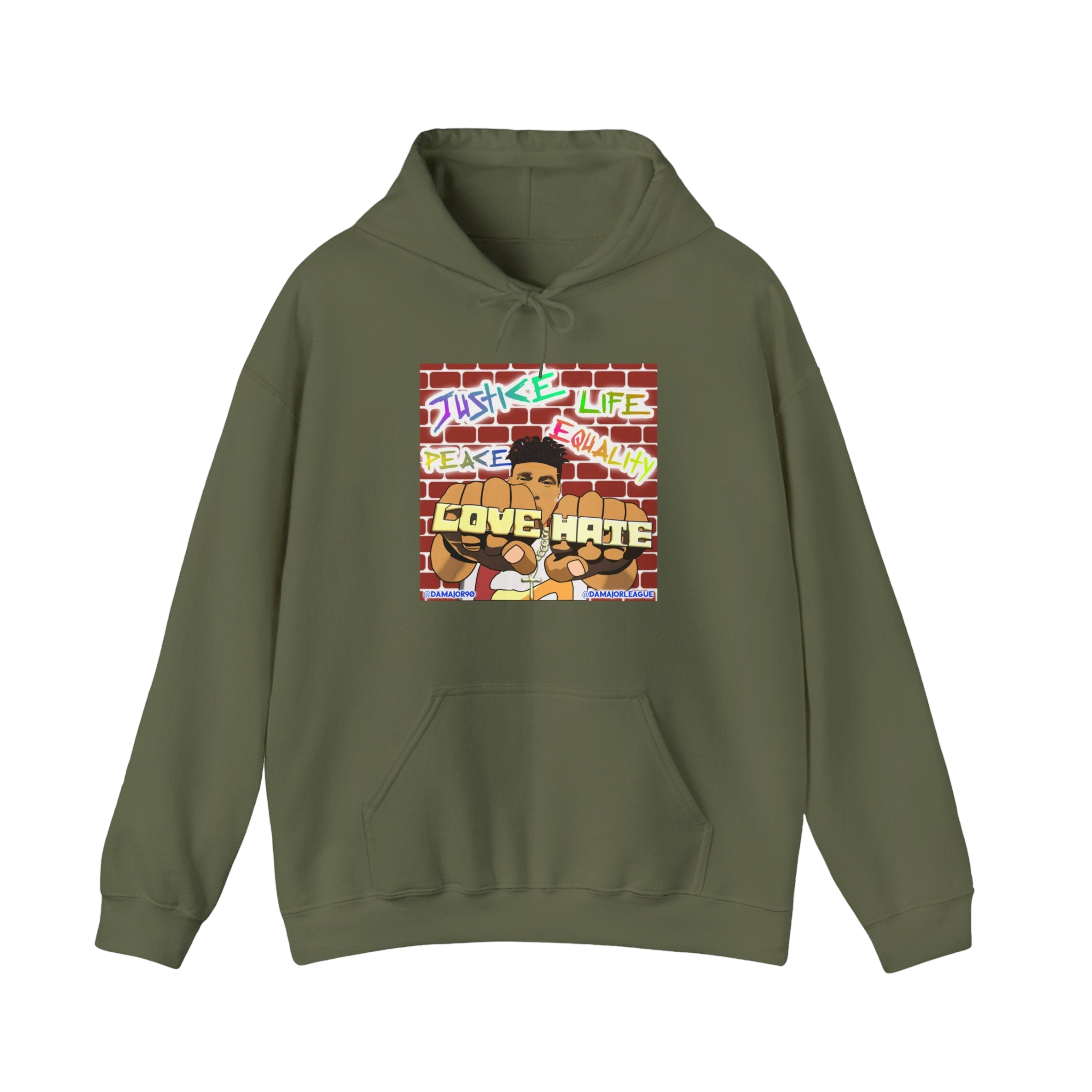 "Love the Hate" Hooded Sweatshirt