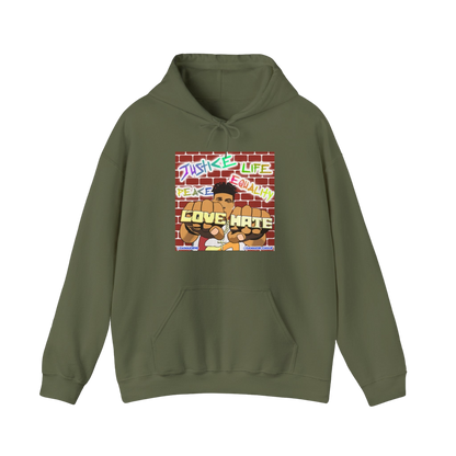 "Love the Hate" Hooded Sweatshirt