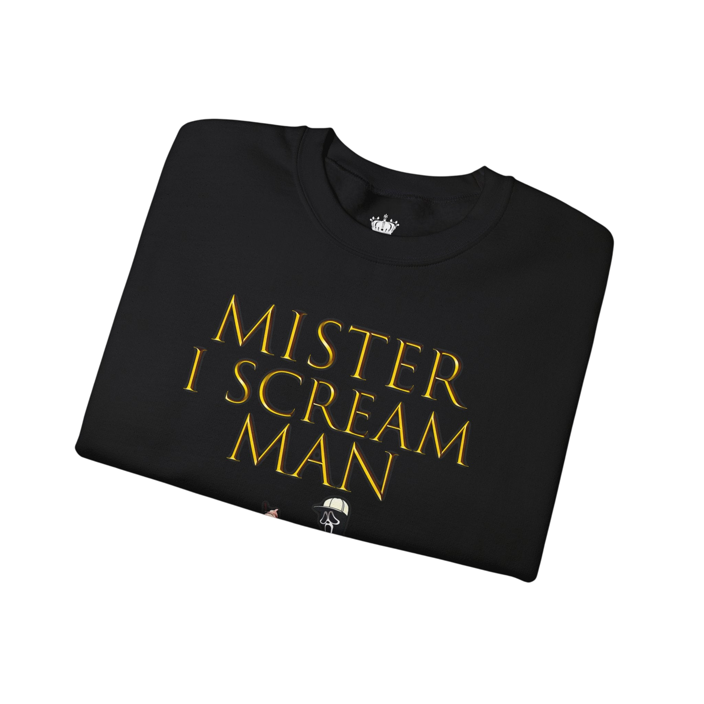 Mister I Scream Man Crewneck Sweatshirt-Unisex Apparel