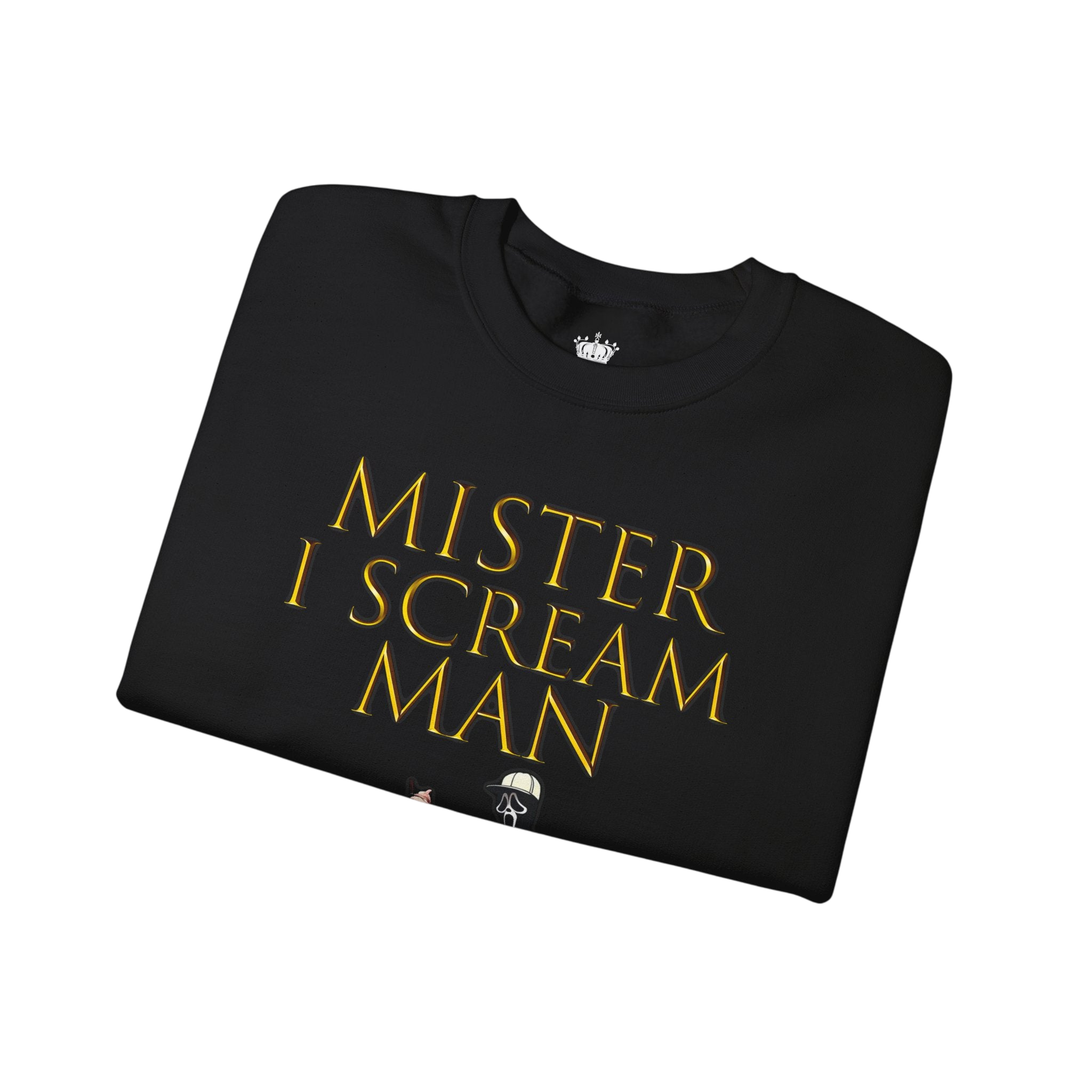 Mister I Scream Man Crewneck Sweatshirt-Unisex Apparel