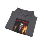 Never Saw Me Hooded Sweatshirt with Horror Design - Unisex Apparel