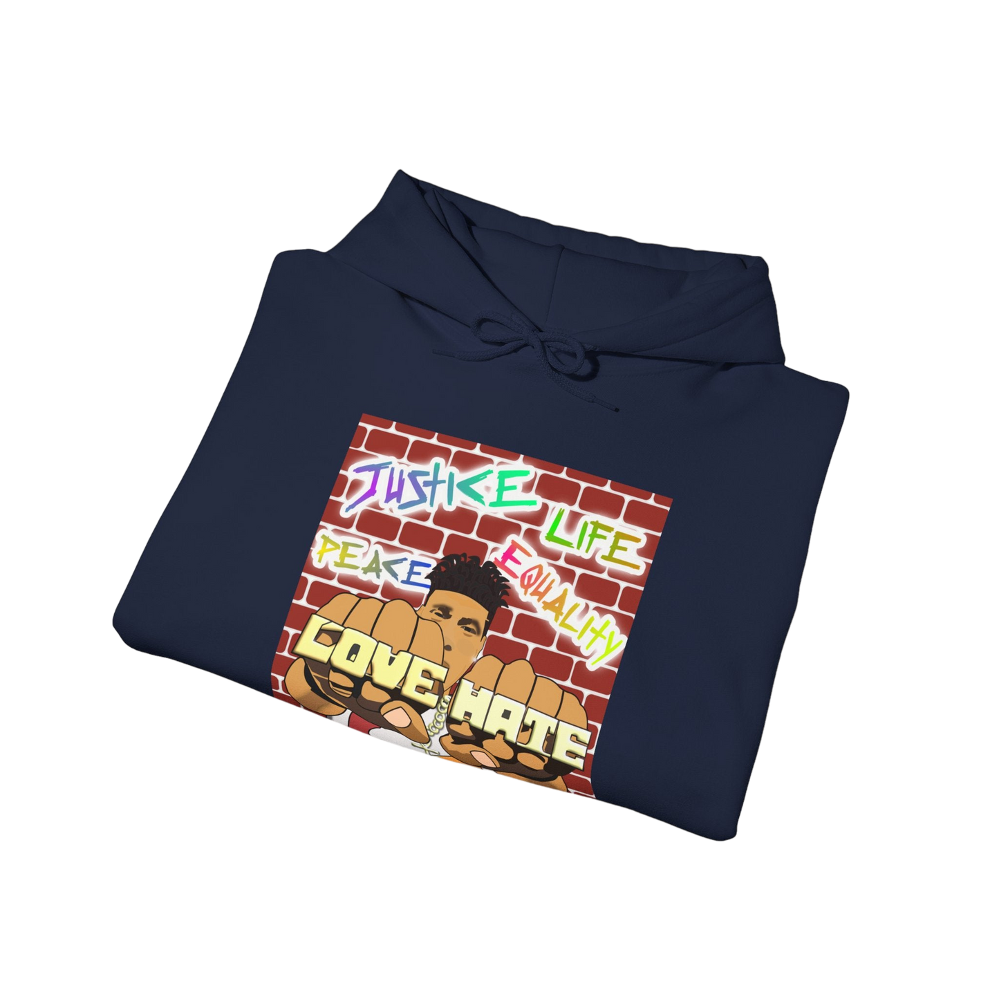 "Love the Hate" Hooded Sweatshirt