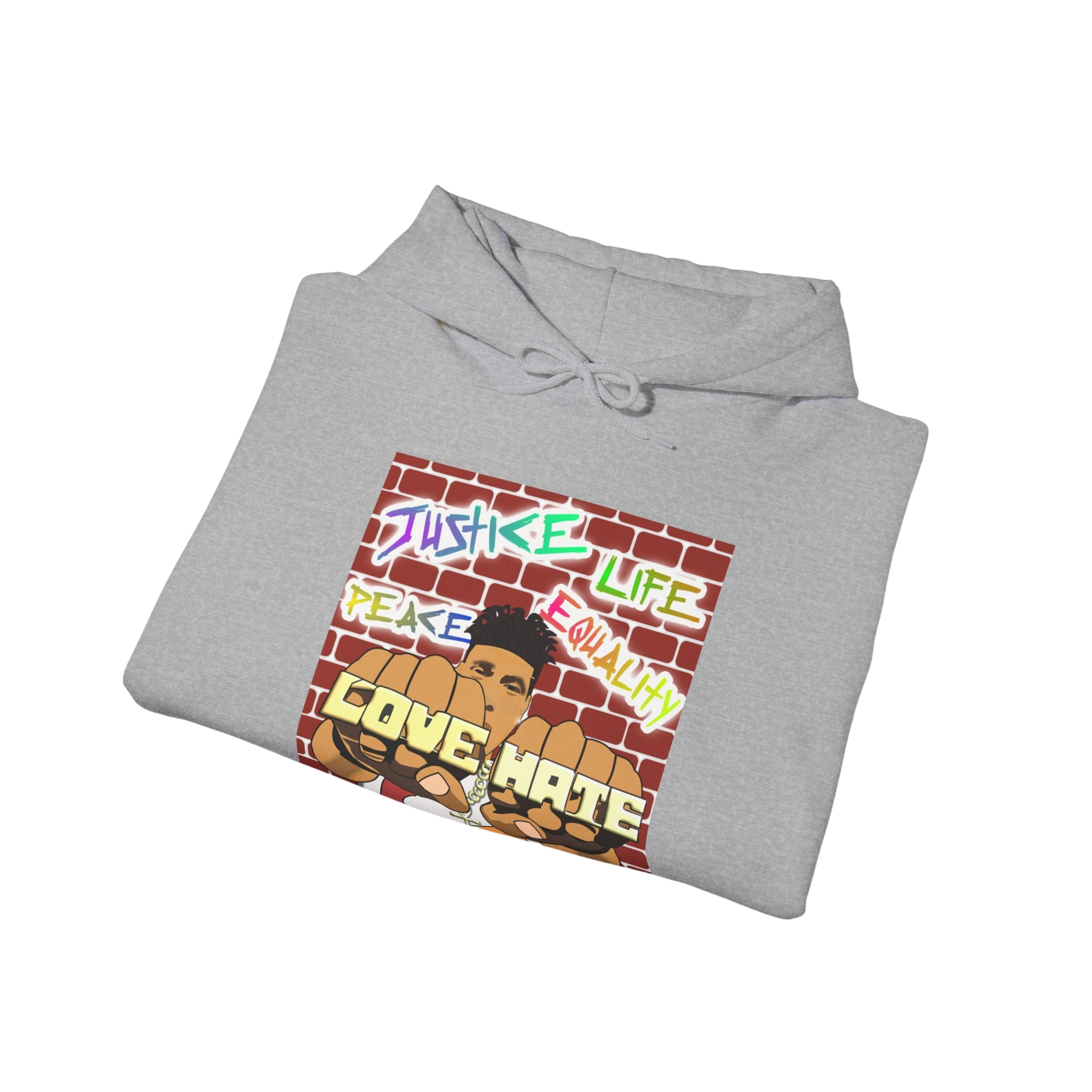"Love the Hate" Hooded Sweatshirt