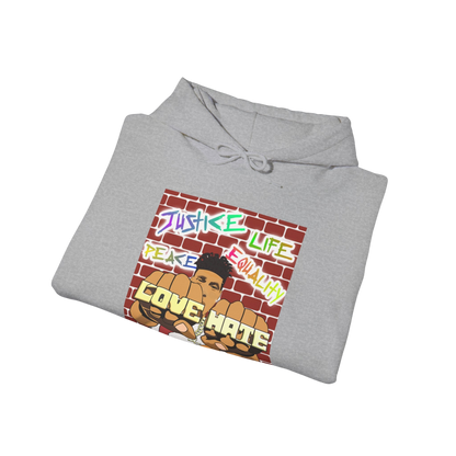 "Love the Hate" Hooded Sweatshirt