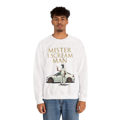 Mister I Scream Man Crewneck Sweatshirt-Unisex Apparel