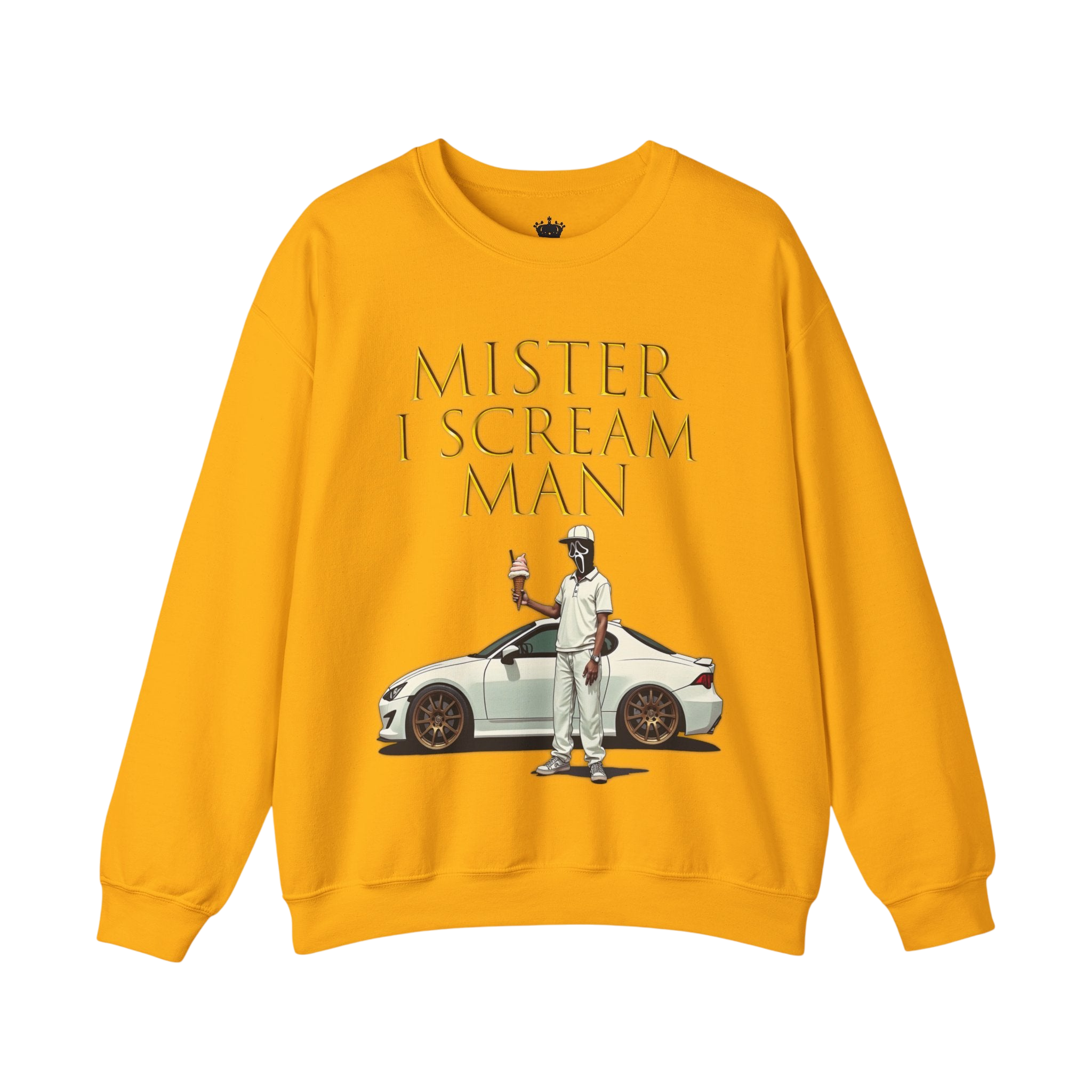 Mister I Scream Man Crewneck Sweatshirt-Unisex Apparel