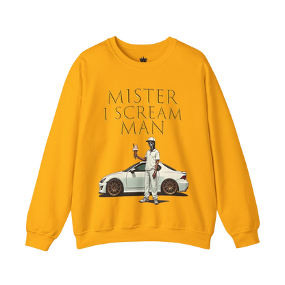Mister I Scream Man Crewneck Sweatshirt-Unisex Apparel