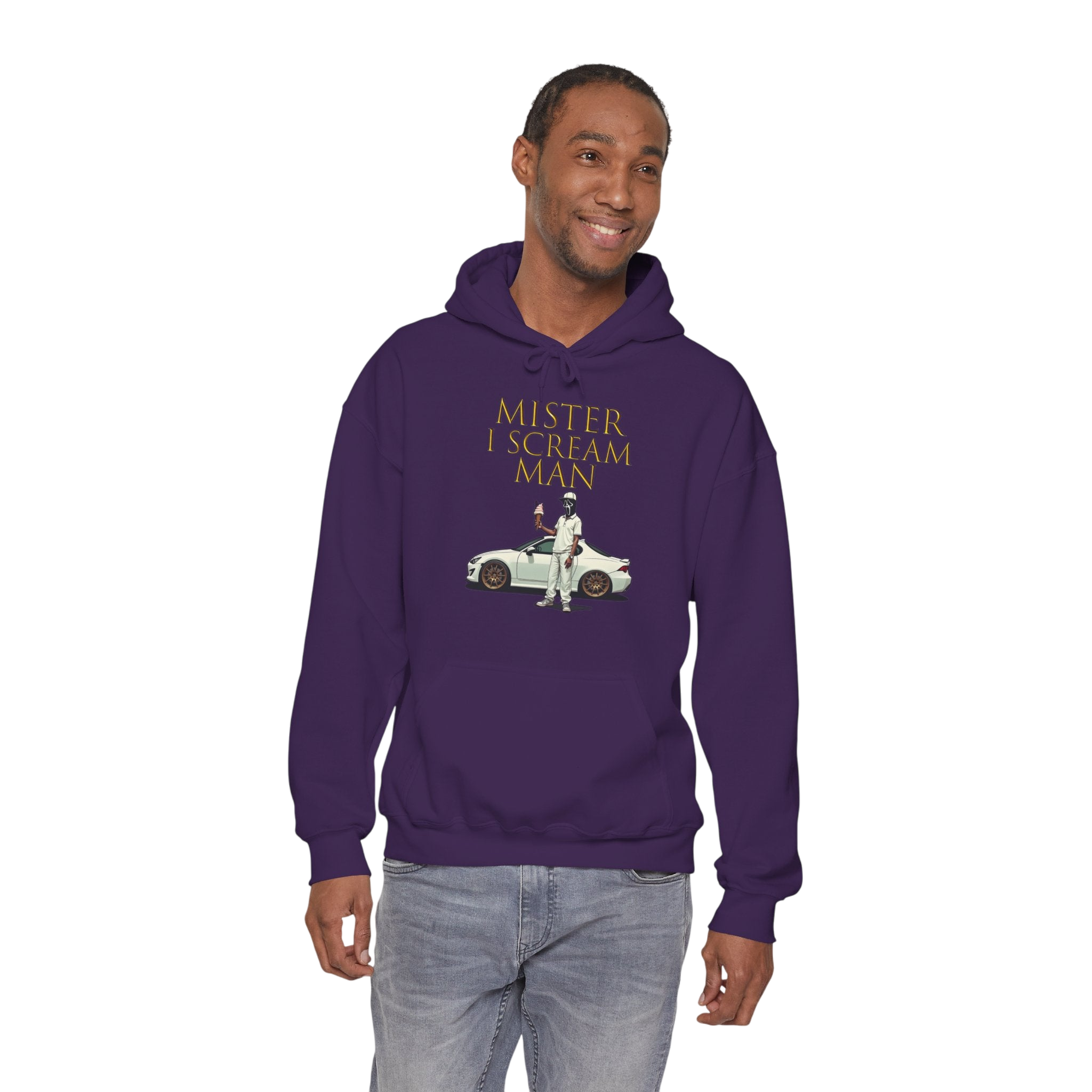 Mister I Scream Heavy Blend Hoodie-Unisex Apparel