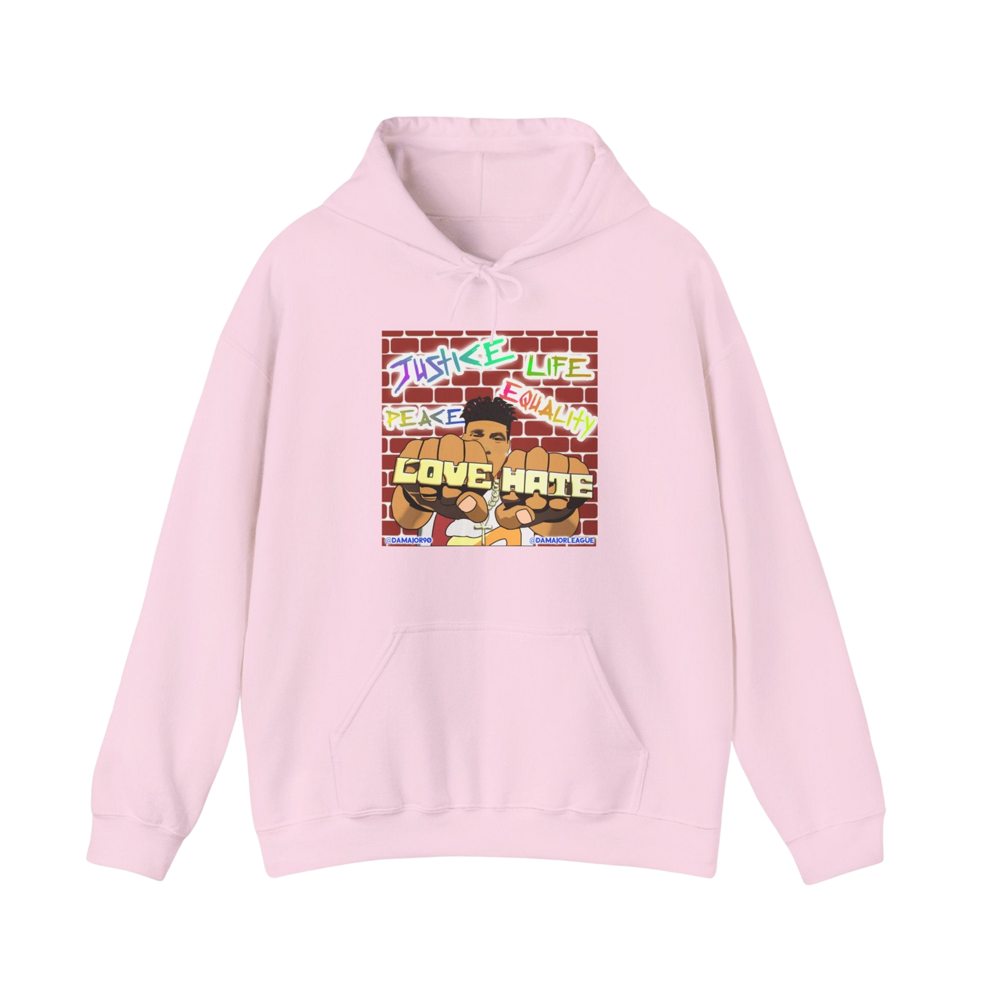 "Love the Hate" Hooded Sweatshirt