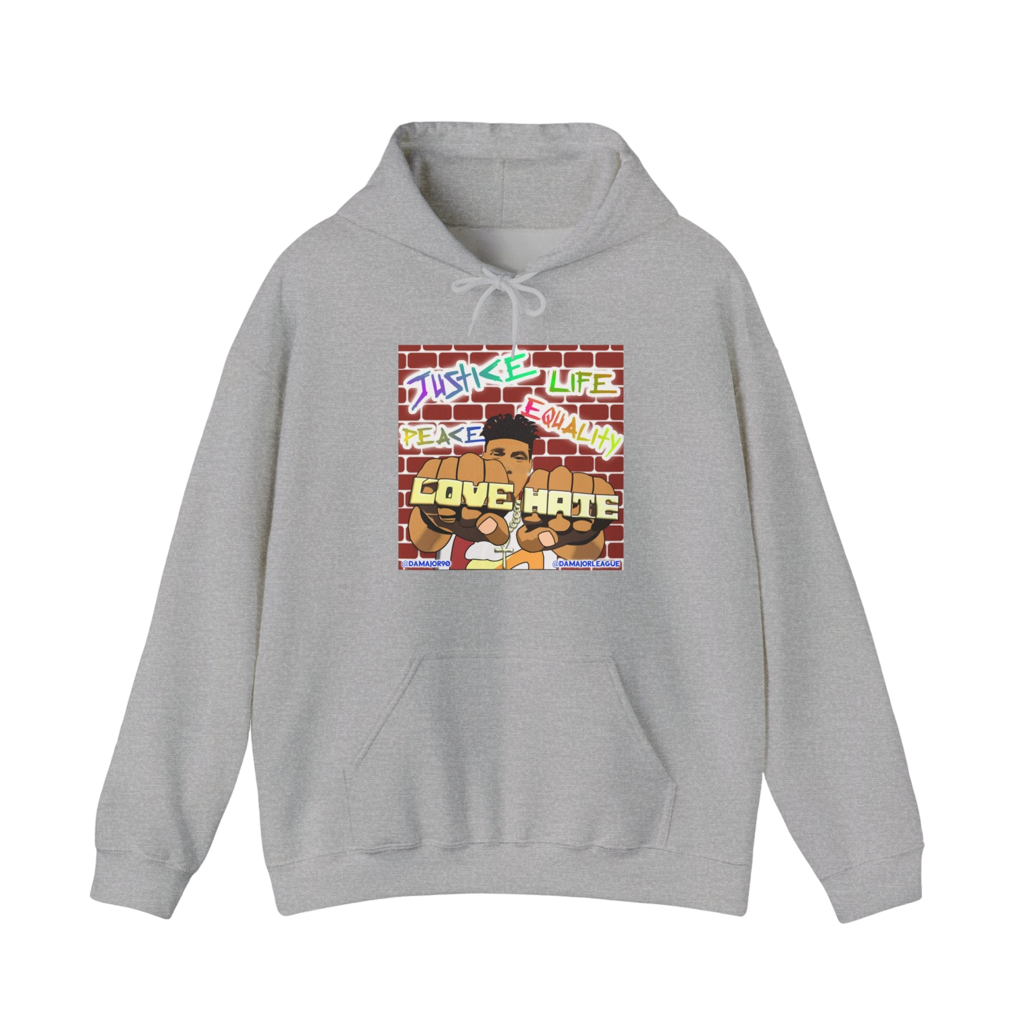 "Love the Hate" Hooded Sweatshirt