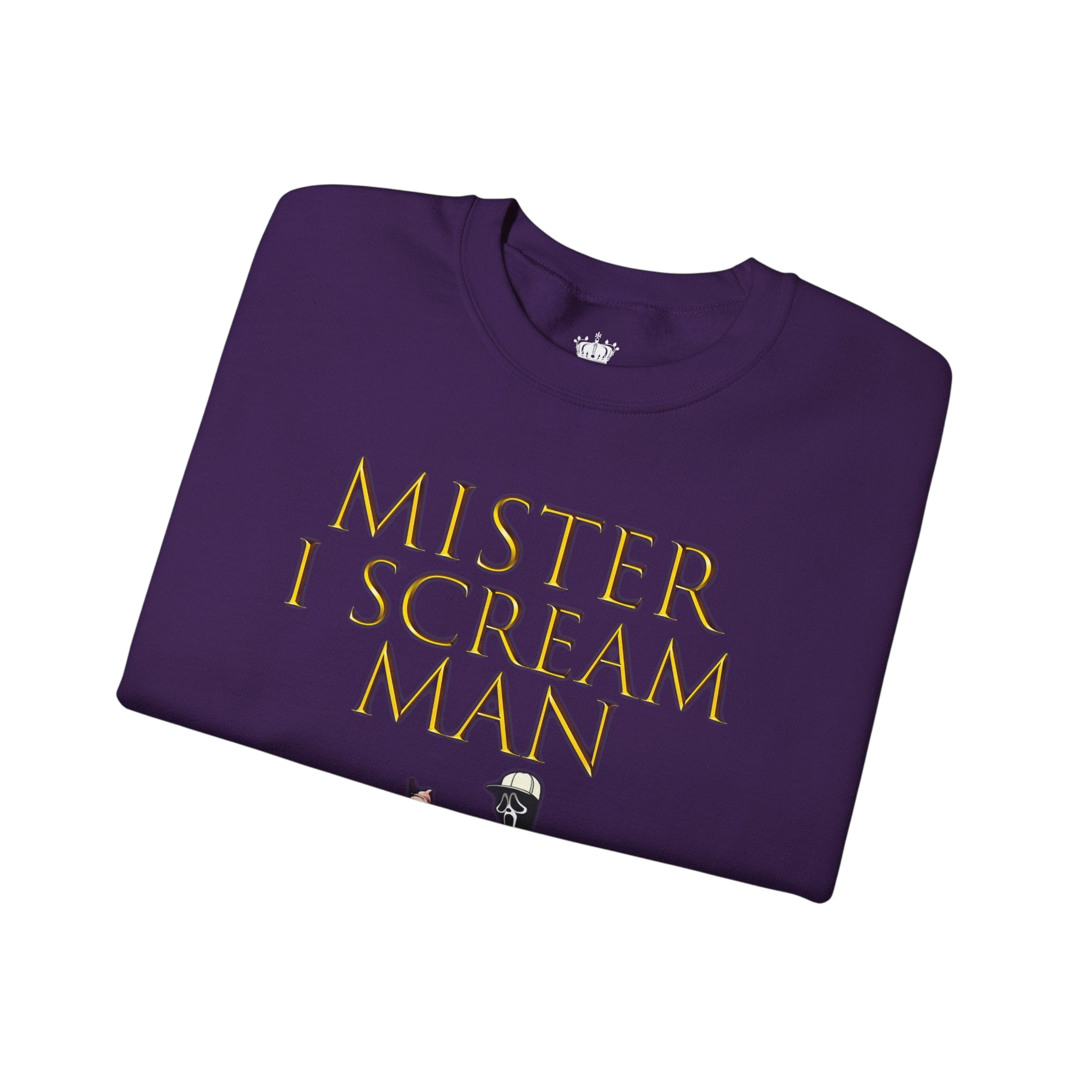 Mister I Scream Man Crewneck Sweatshirt-Unisex Apparel