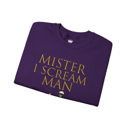 Mister I Scream Man Crewneck Sweatshirt-Unisex Apparel