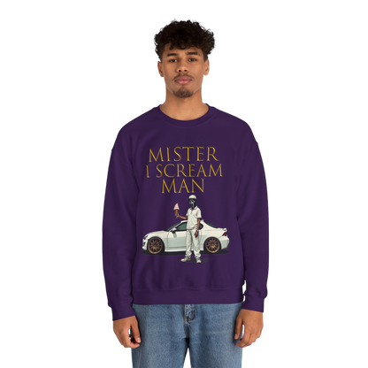 Mister I Scream Man Crewneck Sweatshirt-Unisex Apparel