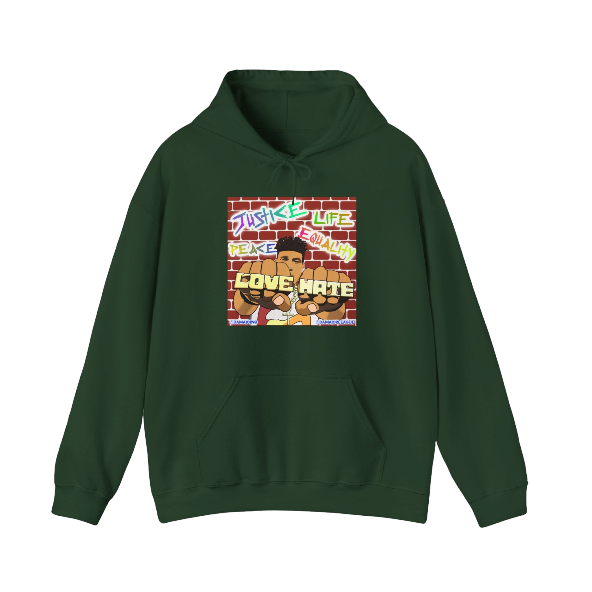 "Love the Hate" Hooded Sweatshirt